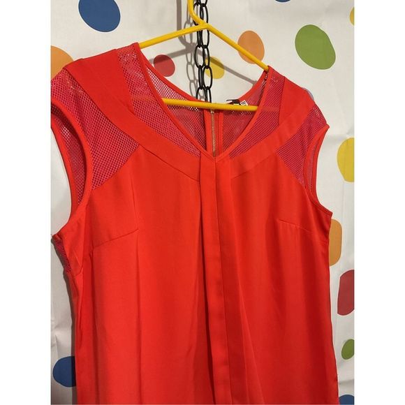 NEW KUT From The Kloth Orange Top Zipper Back Size M 🌸🍒 - Picture 5 of 11